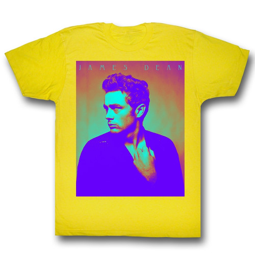 James Dean Color Yellow Adult T-Shirt