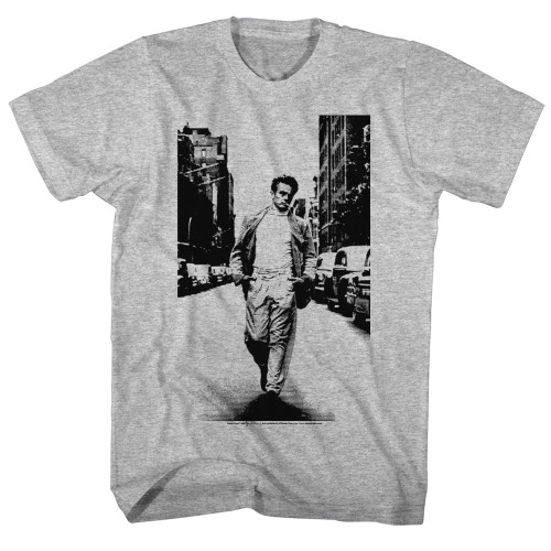 James Dean Street Walker Graphite Heather Adult T-Shirt