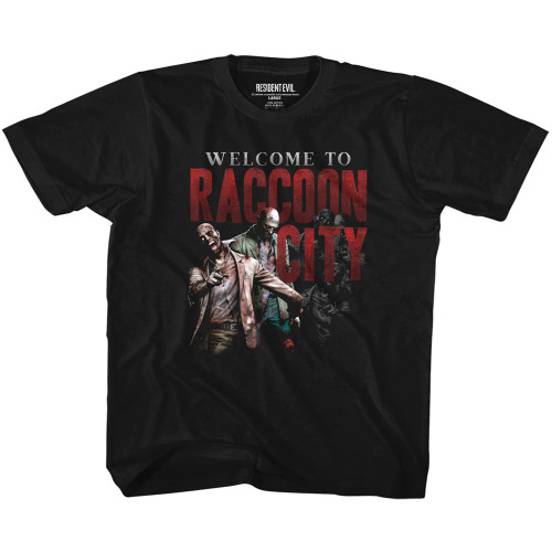 Resident Evil Welcome To Rc Black Children's T-Shirt