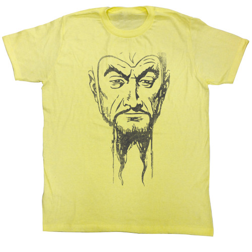 Flash Gordon Ming Mug2 Yellow Heather Adult T-Shirt