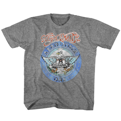Aerosmith Air Force One Graphite Heather Youth T-Shirt