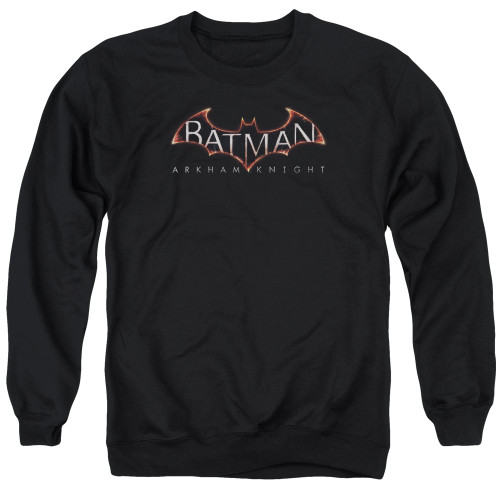 Batman Arkham Knight Logo Black Adult Crewneck Sweatshirt