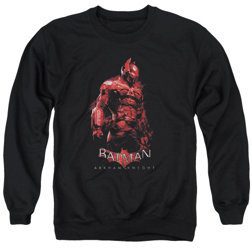 Batman Arkham Knight Knight Black Adult Crewneck Sweatshirt