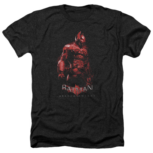 Batman Arkham Knight Knight Heather Black Adult T-Shirt