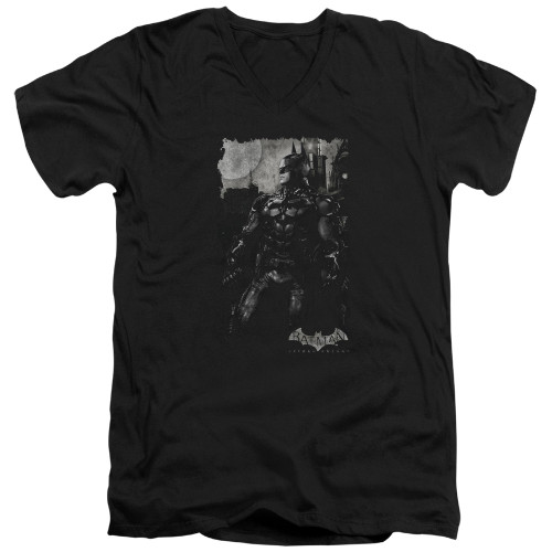 Batman Arkham Knight Bat Brood Black Adult V-Neck T-Shirt