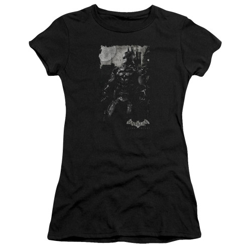 Batman Arkham Knight Bat Brood Sheer Black Junior Women's T-Shirt