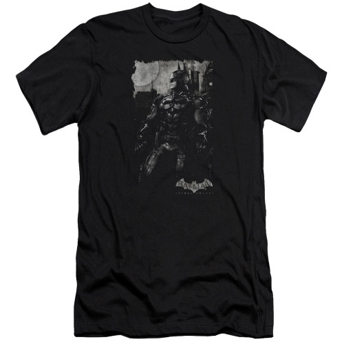Batman Arkham Knight Bat Brood Premium Canvas Black Adult Slim Fit T-Shirt
