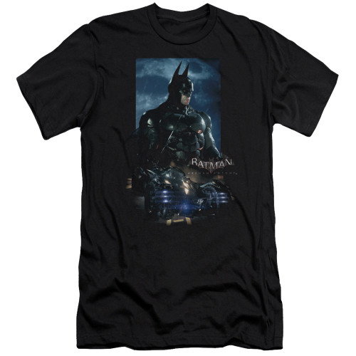 Batman Arkham Knight Batmobile Black Adult 30/1 T-Shirt