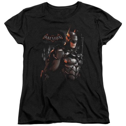 Batman Arkham Knight Dark Knight Black Women's T-Shirt