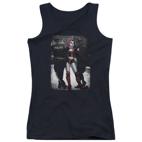 Batman Arrest Junior Women's Tank Top T-Shirt Black