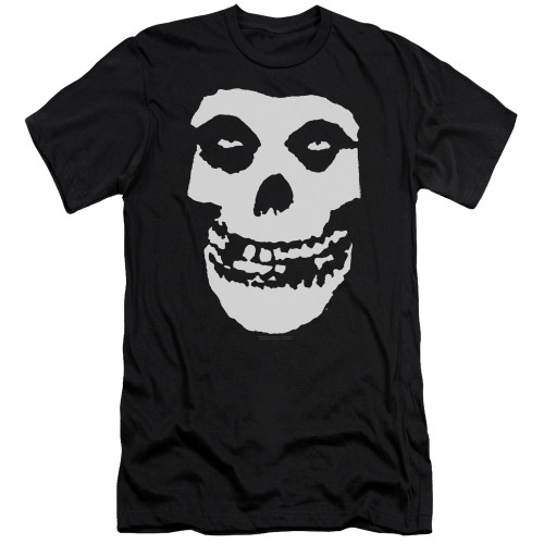 Misfits Fiend Skull Premium Canvas Adult Slim Fit 30/1 Black T-Shirt