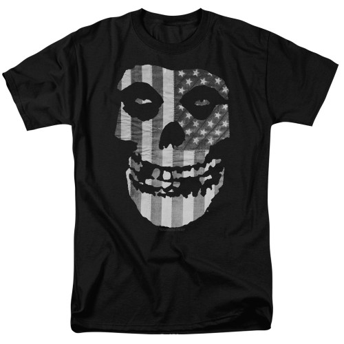 Misfits Fiend Flag S/S Classic Adult 18/1 Black T-Shirt