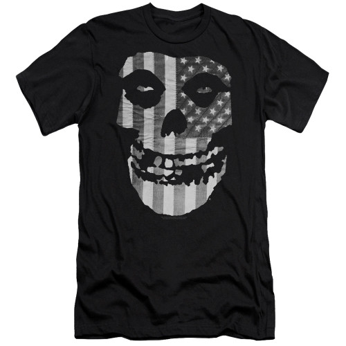 Misfits Fiend Flag Premium Canvas Adult Slim Fit 30/1 Black T-Shirt