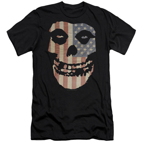 Misfits Fiend Flag S/S Adult 30/1 Black Classic T-Shirt