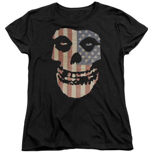 Misfits Fiend Flag S/S Women's Black Classic T-Shirt