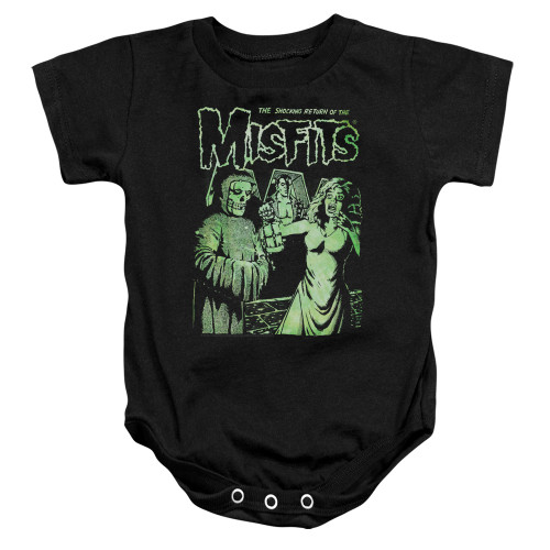 Misfits The Return Infant Baby Snapsuit Onesie Black
