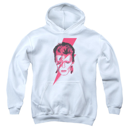 David Bowie Aladdin Sane Youth Pullover Hoodie Sweatshirt White