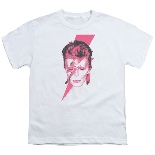 David Bowie Aladdin Sane S/S Youth 18/1 T-Shirt White