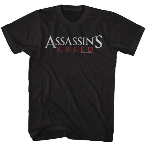 Assassin's Creed AC Logo Black Adult T-Shirt