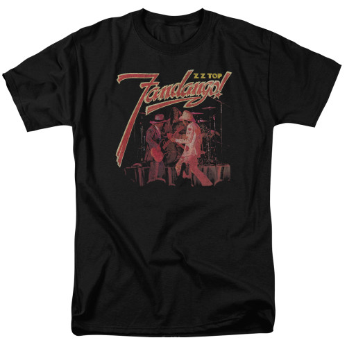 ZZ Top Fandango S/S Adult T-Shirt 18/1 Black