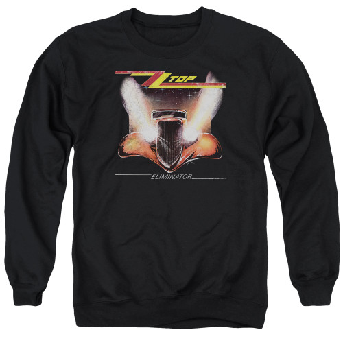 ZZ Top Eliminator Cover Adult Crewneck Sweatshirt Black