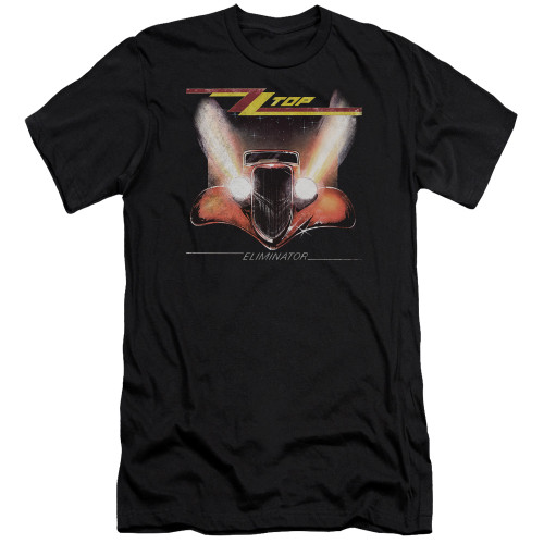 ZZ Top Eliminator Cover S/S Adult T-Shirt 30/1 Black