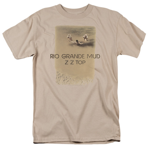 ZZ Top Rio Grande Mud S/S Adult T-Shirt 18/1 Sand