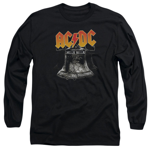 AC/DC Hells Bells Adult Long Sleeve T-Shirt Black