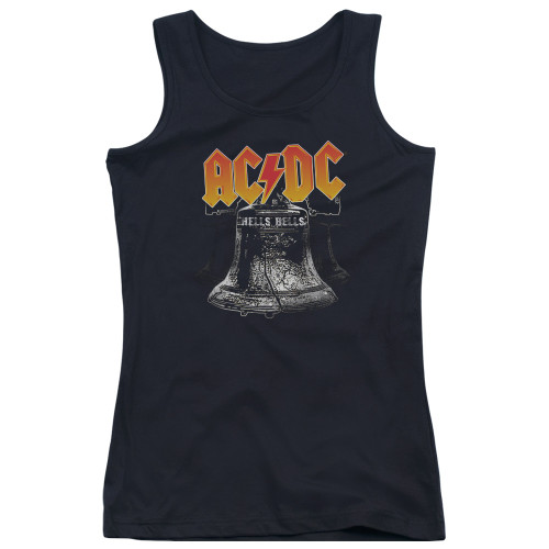 AC/DC Hells Bells Junior Women's Tank Top T-Shirt Black