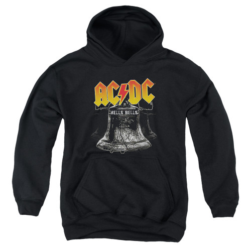AC/DC Hells Bells Youth Pullover Hoodie Sweatshirt Black
