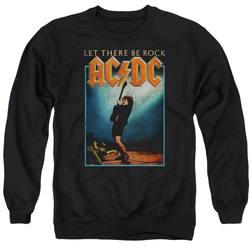 AC/DC Let There Be Rock Adult Crewneck Sweatshirt Black