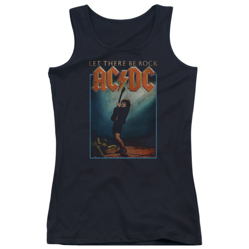 AC/DC Let There Be Rock Junior Women's Tank Top T-Shirt Black