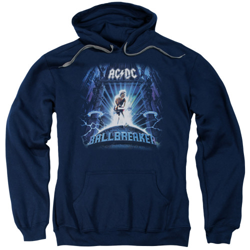 AC/DC Ballbreaker Adult Pullover Hoodie Sweatshirt Navy