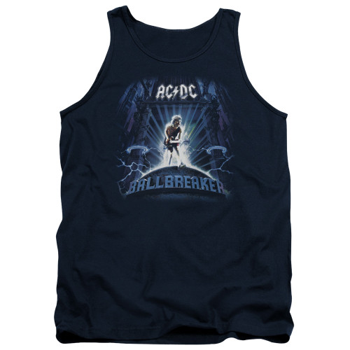 AC/DC Ballbreaker Adult Tank Top T-Shirt Navy