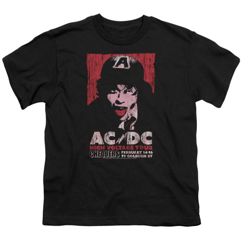 AC/DC High Voltage Live 1975 Youth 18/1 T-Shirt Black