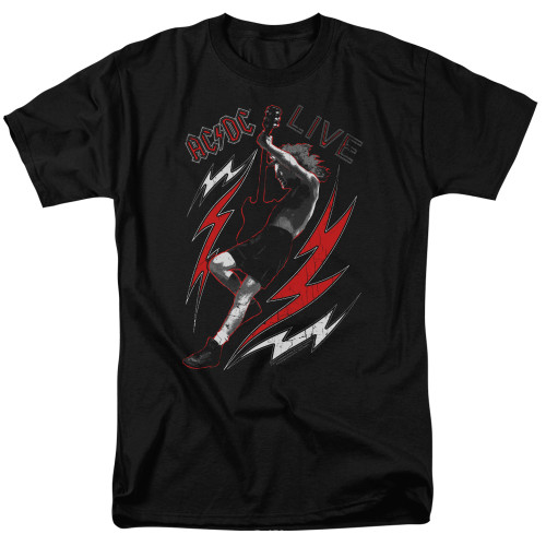 AC/DC Live Adult 18/1 T-Shirt Black