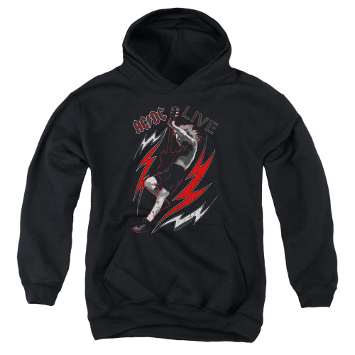 AC/DC Live Youth Pullover Hoodie Sweatshirt Black