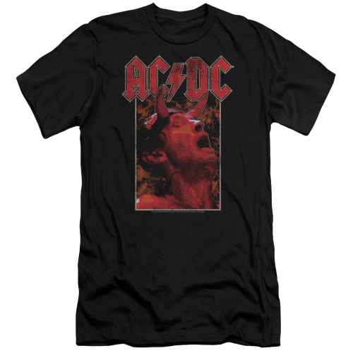 AC/DC Horns Adult 30/1 T-Shirt Black