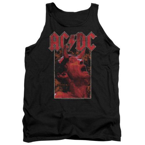 AC/DC Horns Adult Tank Top T-Shirt Black