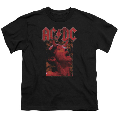 AC/DC Horns Youth 18/1 T-Shirt Black
