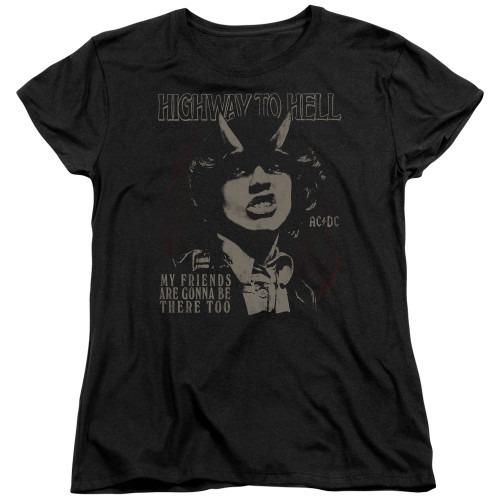 AC/DC My Friends Women's T-Shirt Black