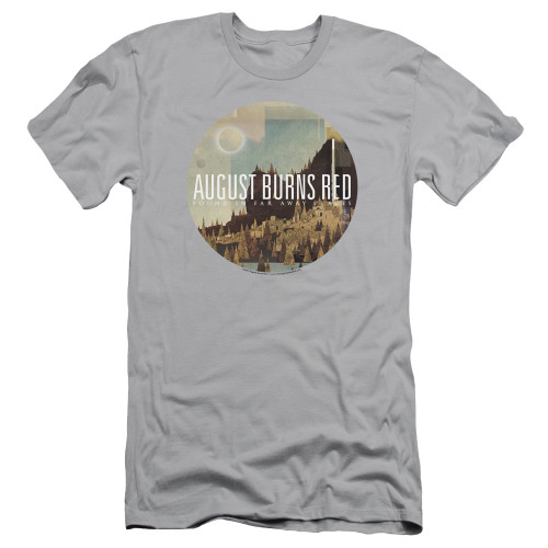 August Burns Red Far Away Places Adult 30/1 T-Shirt Silver