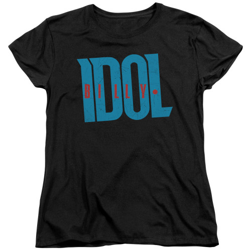 Billy Idol Logo Women's T-Shirt Black