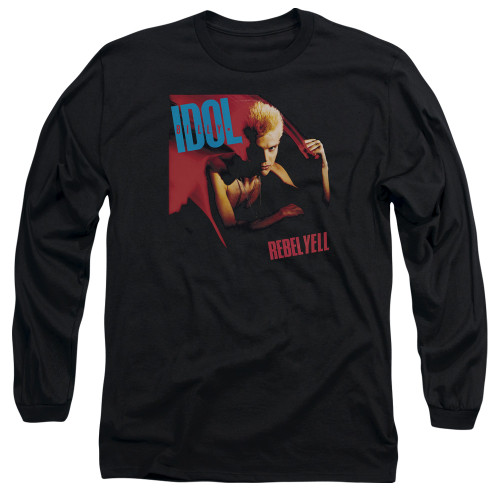 Billy Idol Rebel Yell Adult Long Sleeve T-Shirt Black