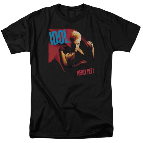 Billy Idol Rebel Yell Adult 18/1 T-Shirt Black