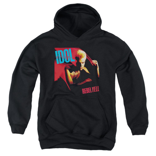 Billy Idol Rebel Yell Youth Pullover Hoodie Sweatshirt Black