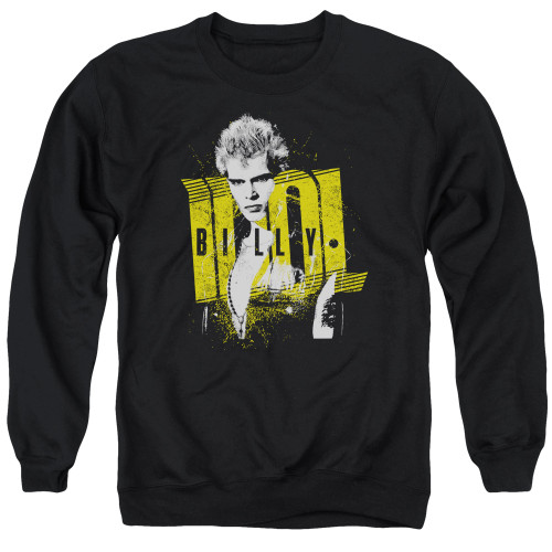 Billy Idol Brash Adult Crewneck Sweatshirt Black