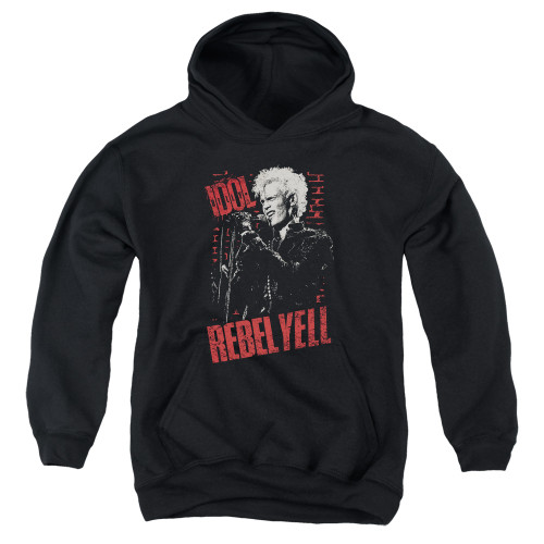 Billy Idol Brick Wall Youth Pullover Hoodie Sweatshirt Black