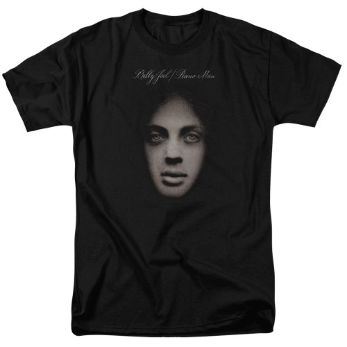 Billy Joel Piano Man Cover Adult 18/1 T-Shirt Black