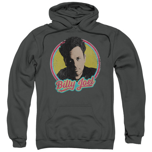 Billy Joel Billy Joel Adult Pullover Hoodie Sweatshirt Charcoal